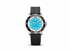 Men’s Sport Quartz Watch – Luminous Dial, Waterproof, Black Silicone Strap