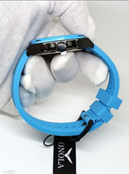 Where Style Meets Function | Men’s Chronograph Watch | Waterproof Watch with Rubber Strap(Blue)